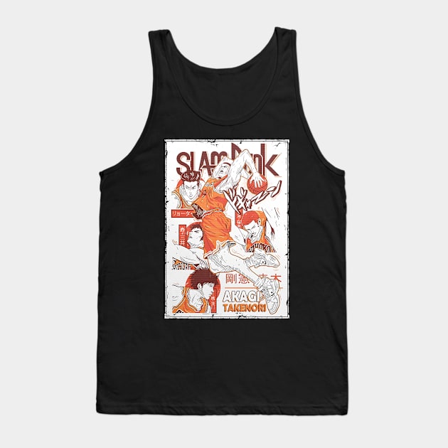 Akagi takenori slam dunk Tank Top by coli